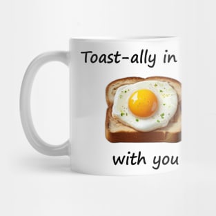 Egg Fried Vintage Food Toast Bread Sandwich Yummy Kawaii Mug